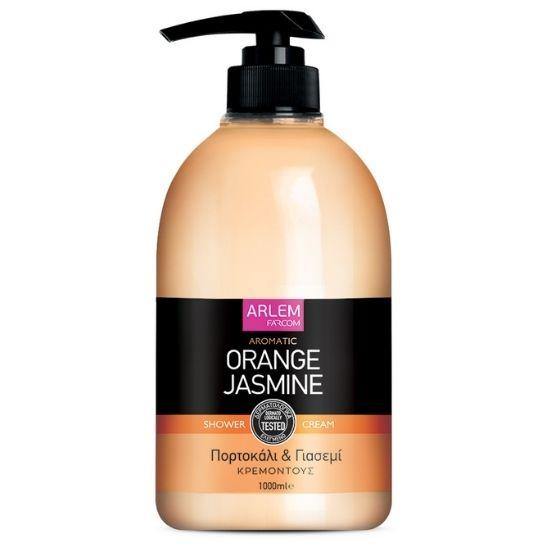 FARCOM ARLEM | Shower Cream Orange & Jasmine 1000ml - New Hair Supplies Ireland 