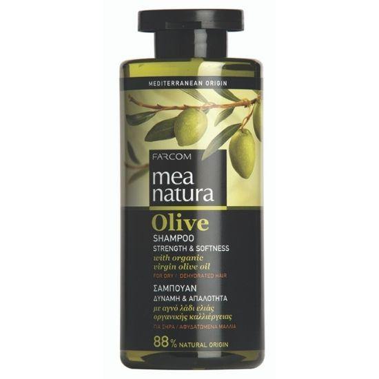 MEA NATURA Olive | Shampoo Strenght & Softness 300ml - New Hair Supplies Ireland 